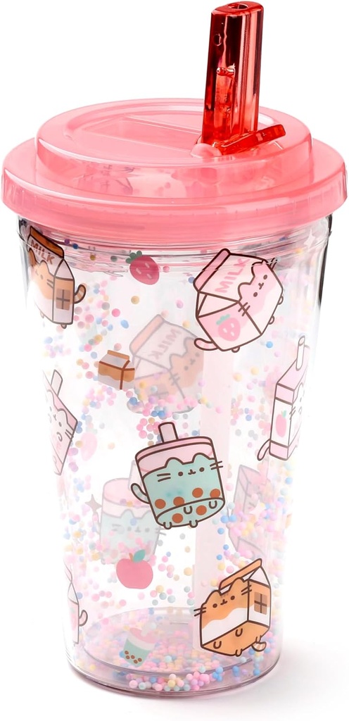 VASO SORBOS GATO PUSHEEN