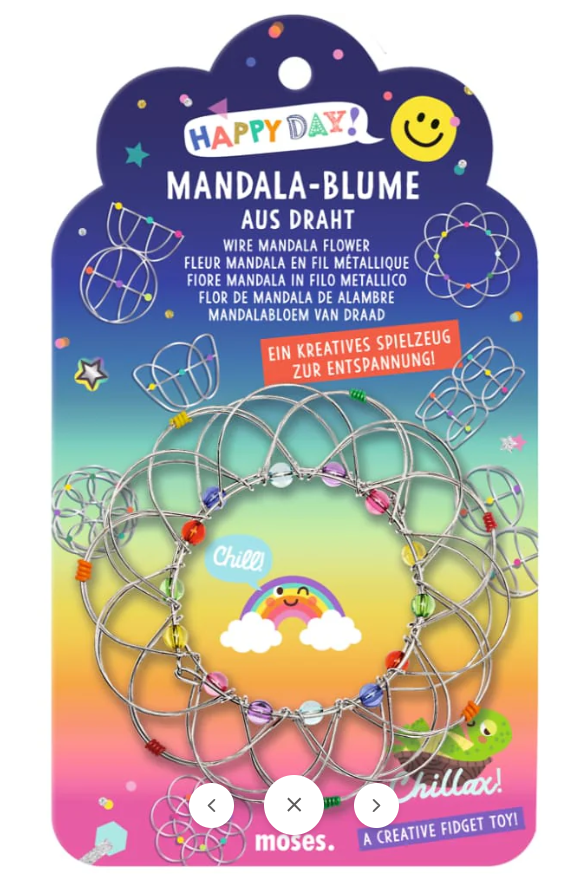 FLOR MANDALA DE ALAMBRE