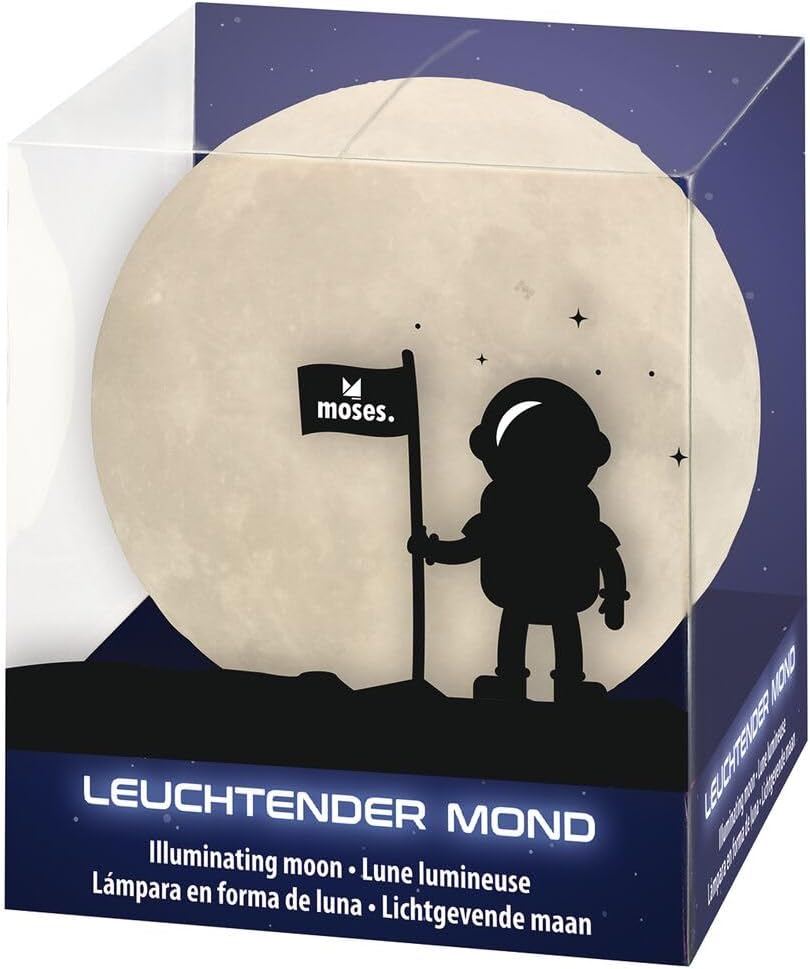 LAMPARA EN FORMA DE LUNA