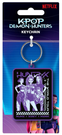 K-POP DEM. HUNT. LLAVERO RUBBER