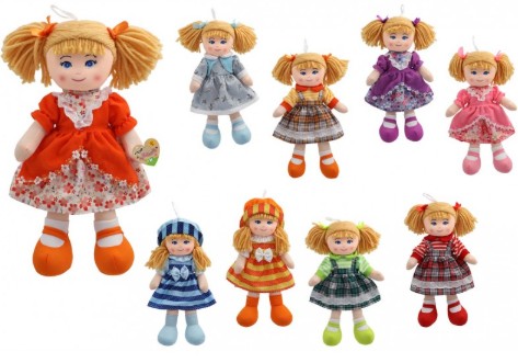 MUÑECA TRAPO 40 CM SURT.