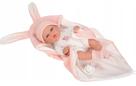NATAL ROSA C/SACO DORMIR 30 CM.