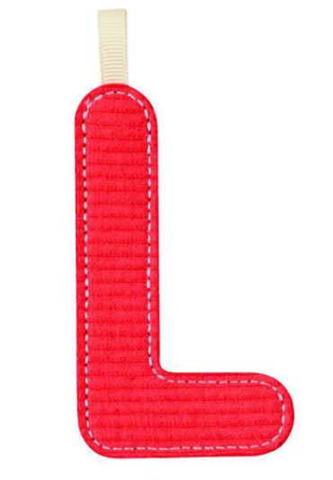 LETRA "L" ROJO FOSFORESCENTE
