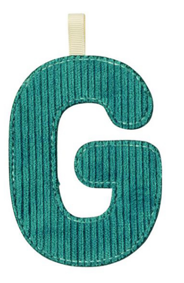 LETRA "G" FOSFORESCENTE