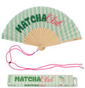 ABANICO "MATCHA CLUB"