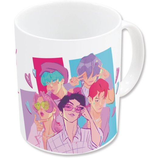 TAZA KPOP SAJA BOYS 325 ML.