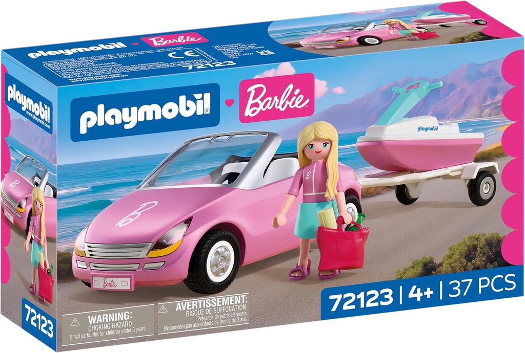 DESCAPOTABLE BARBIE PLAYMOBIL