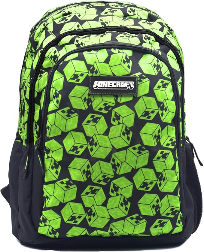MOCHILA DOB.MINECRAFT CUBOS