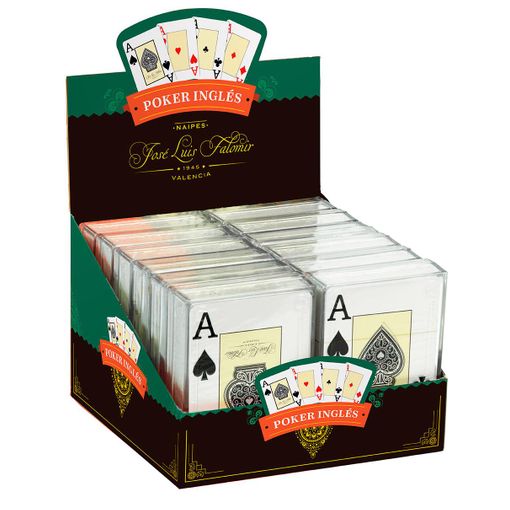 BARAJA POKER CAJA PLASTICO