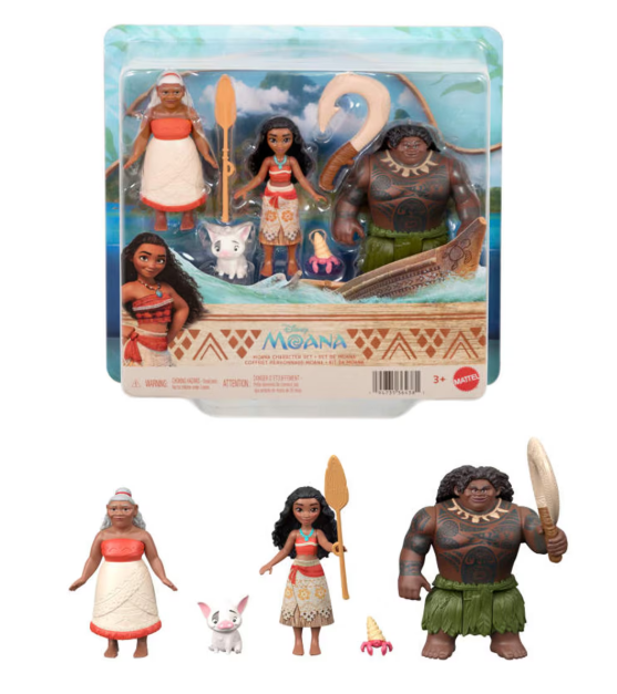 VAIANA 2 PACK PERSONAJES