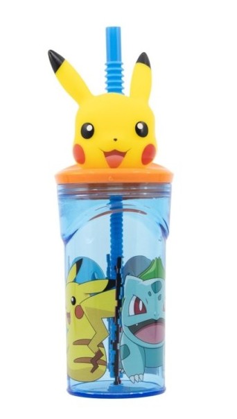 VASO POKEMON DIST.FIG.3D 360 ML.