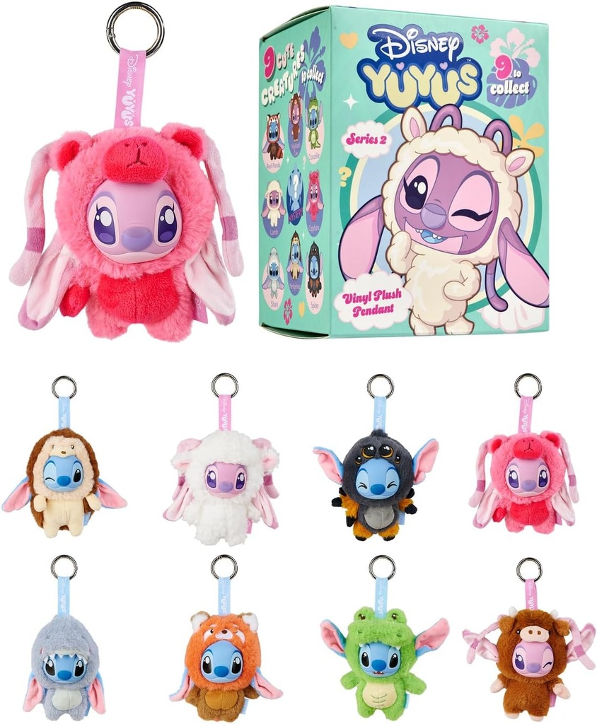 PELUCHE YUYUS STITCH Y ANGEL