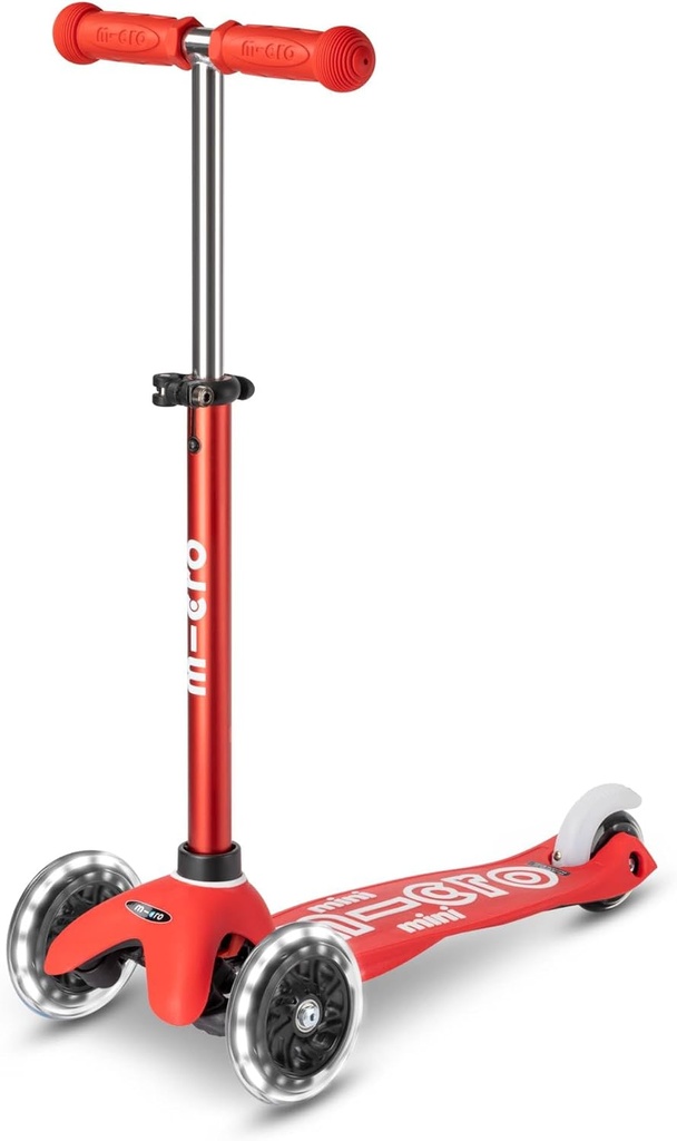 PATINETE MINI DELUXE LED ROJO