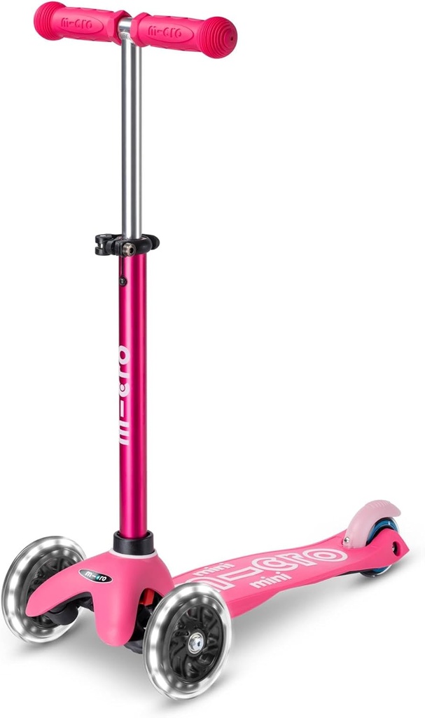 PATINETE MINI DELUXE LED ROSA