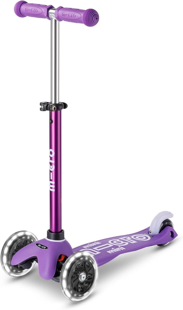 PATINETE MINI DELUXE LED LILA
