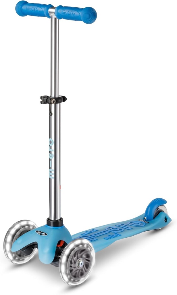 PATINETE GLOW LED AZUL ARTICO