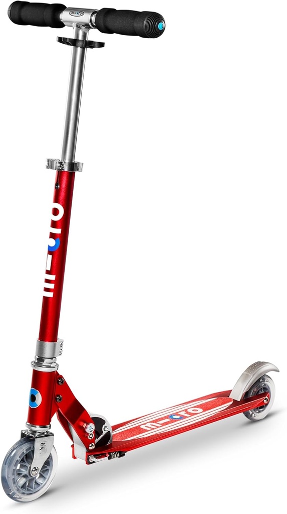 PATINETE SPRITE LED ROJO STRIPE