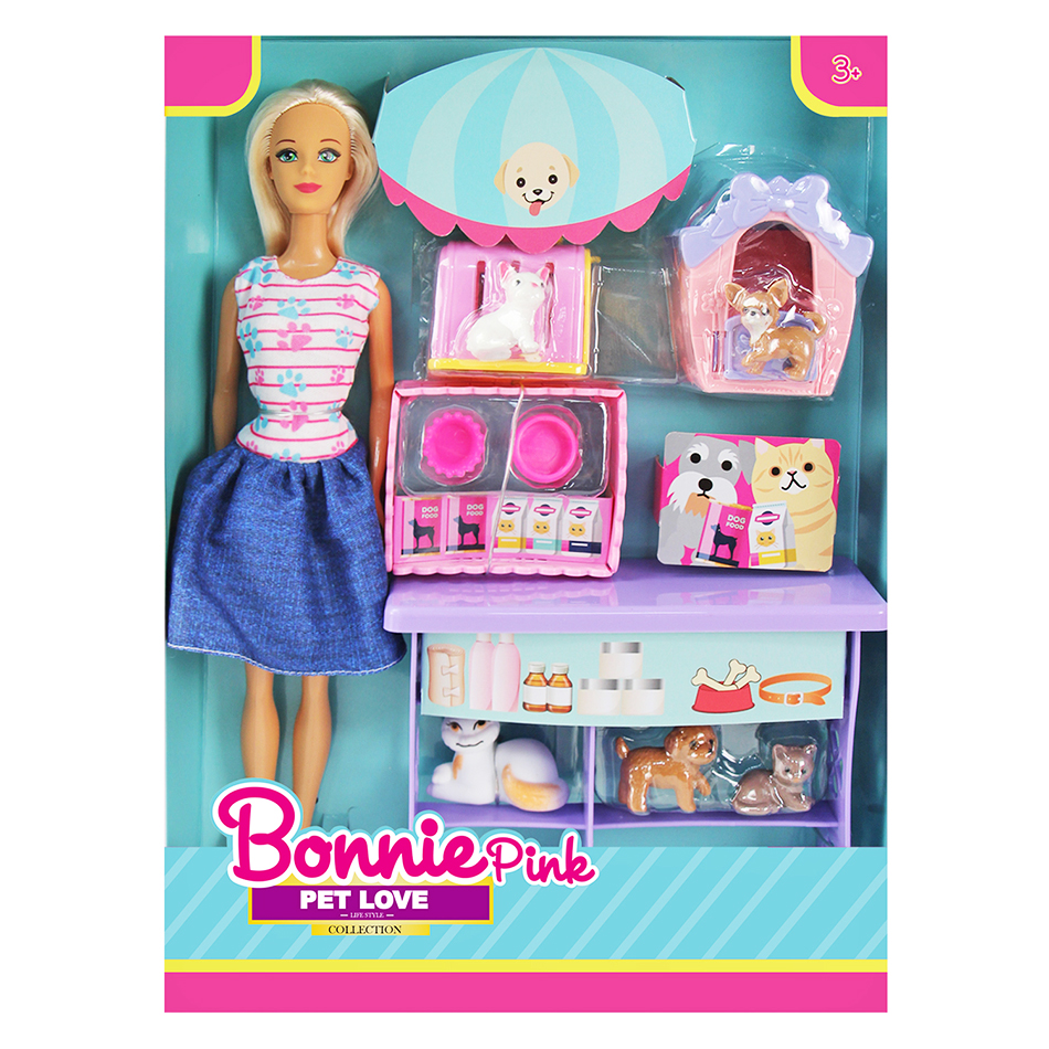 MUÑECA TIENDA MASCOTAS