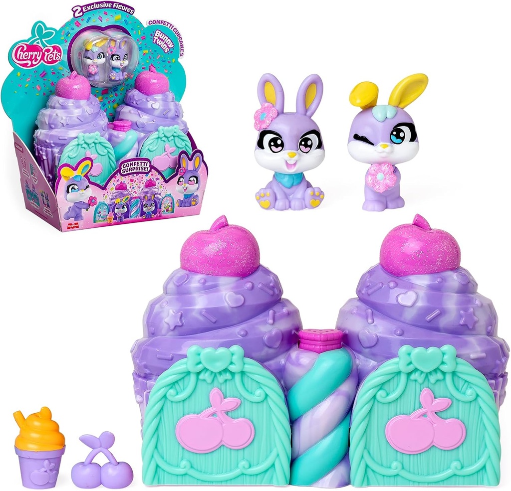 CONFETTI CUPCAKES BUNNI TWINS