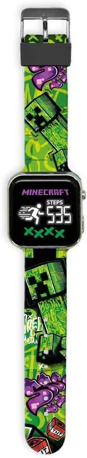 RELOJ MULTIFUNCION MINECRAFT