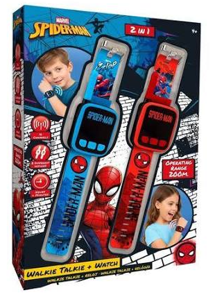 WALKIE TALKIE/RELOJ SPIDERMAN