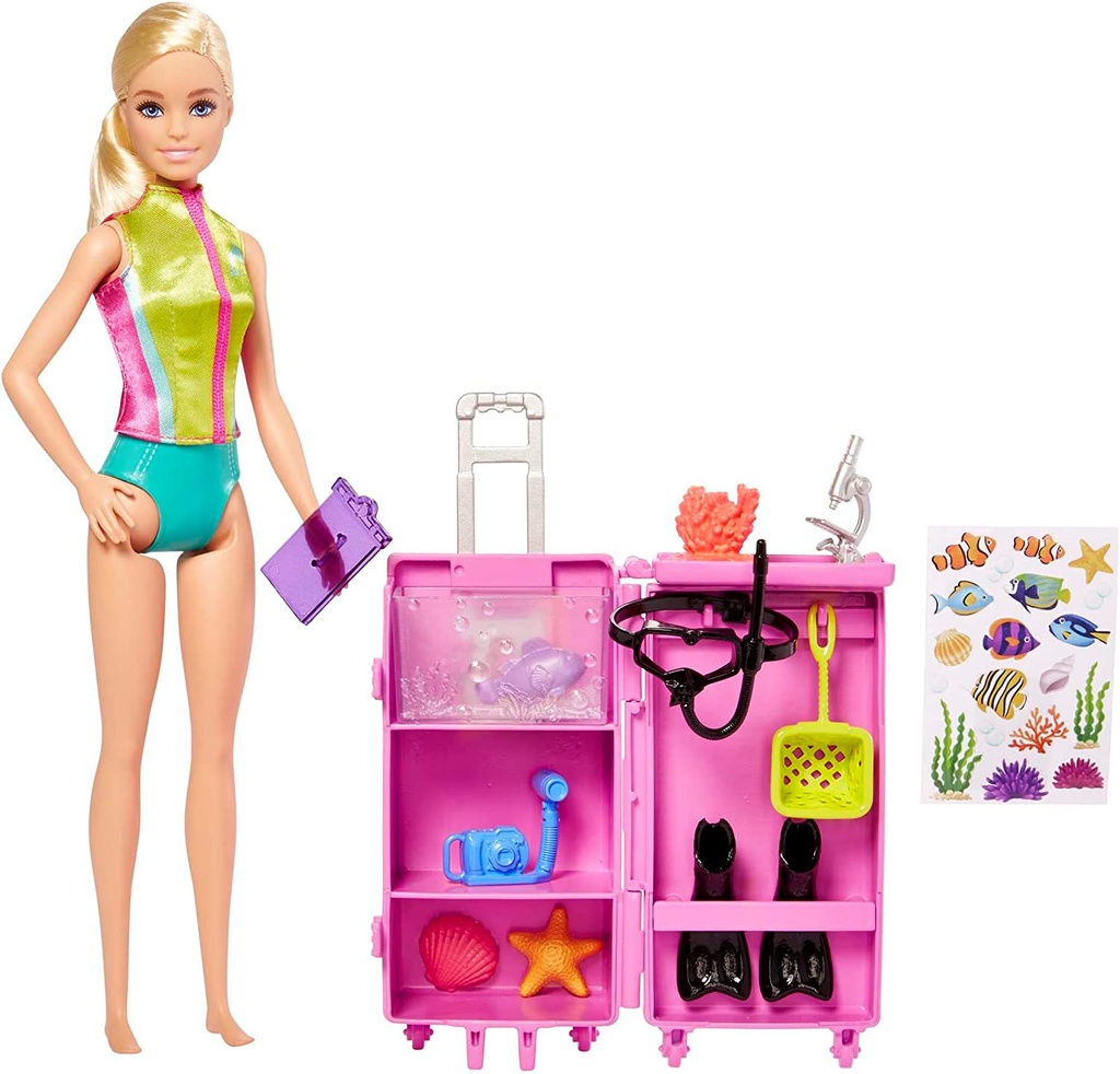 BARBIE PUEDES SER BIOLOGA MAR.