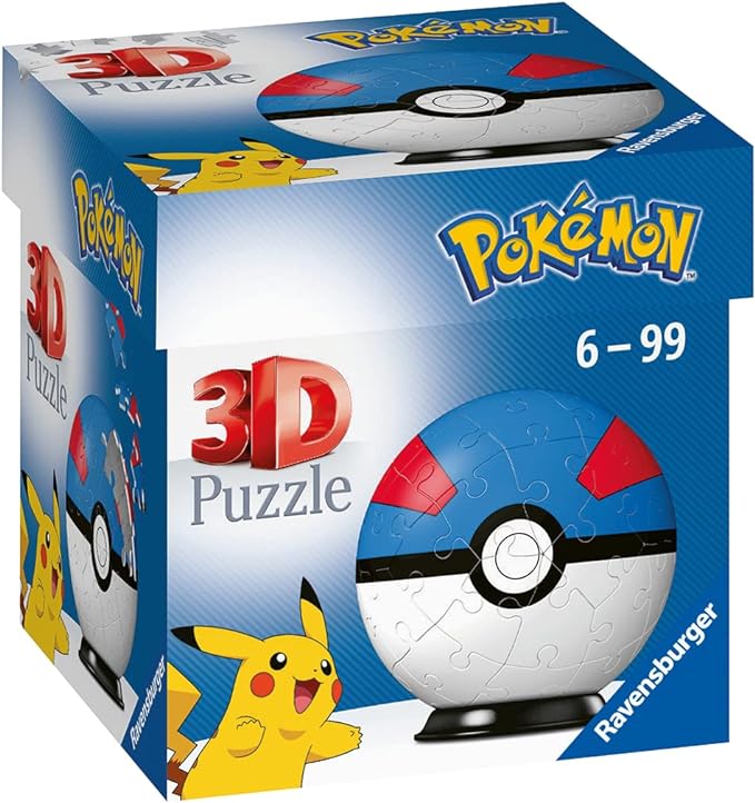 PUZ.3D 54 POKEMON SUPERBALL AZ.