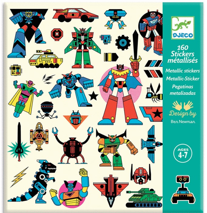 PEGATINAS ROBOTS