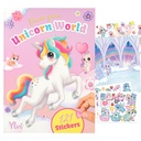 CUADERNO STICKERS UNICORN WORLD