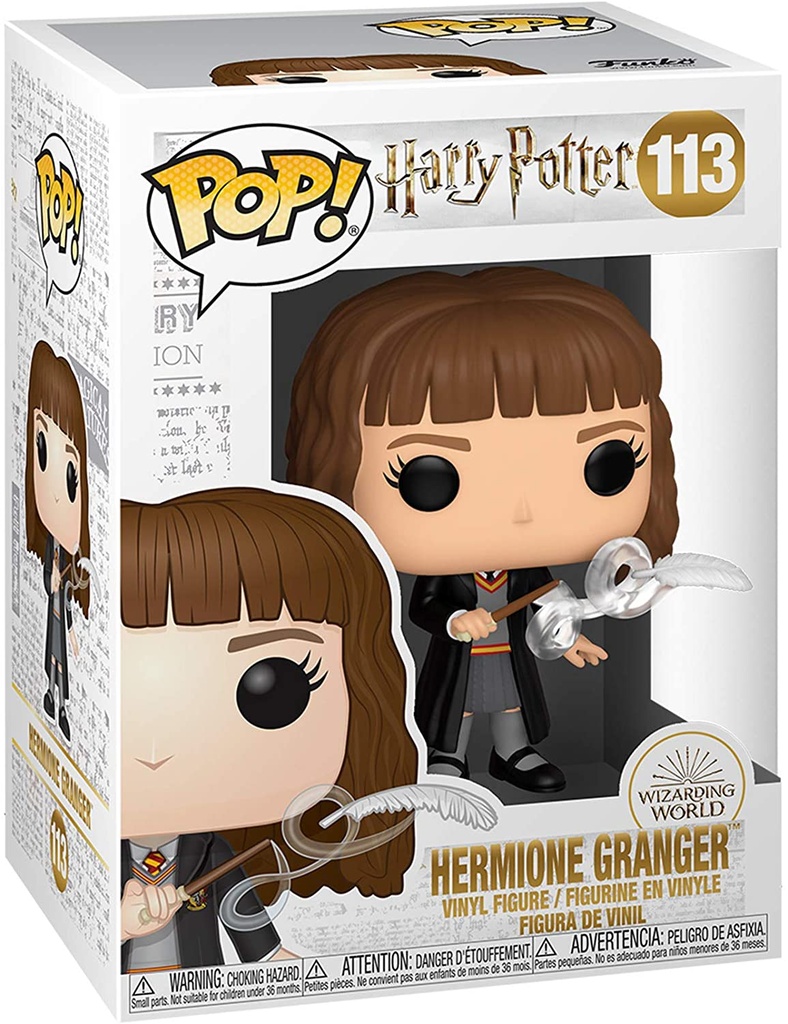 POP HERMIONE LEVANTANDO PLUMA
