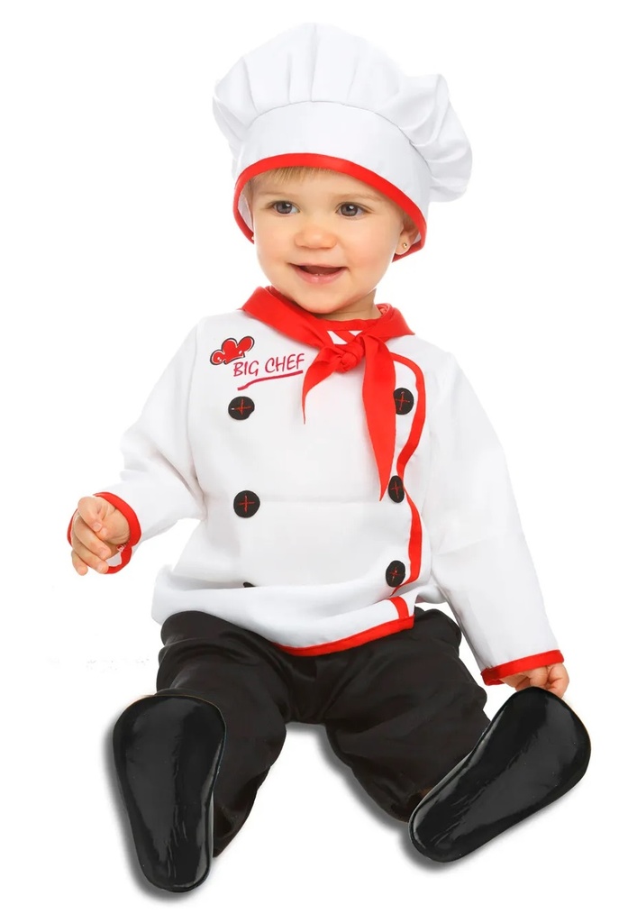 DISFRAZ BABY CHEF 12-24 M.