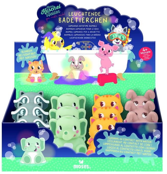 ANIMALES LUMINOSOS BAÑO SURT.