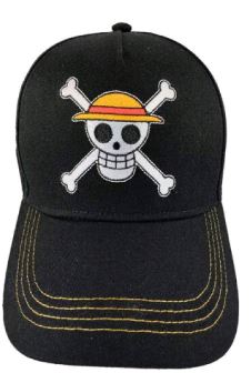 GORRA ONE PIECE SKULL NEGRA