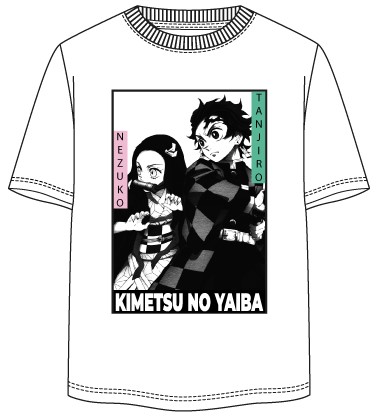 CAMISETA DEMON SLAYER BL. T.L