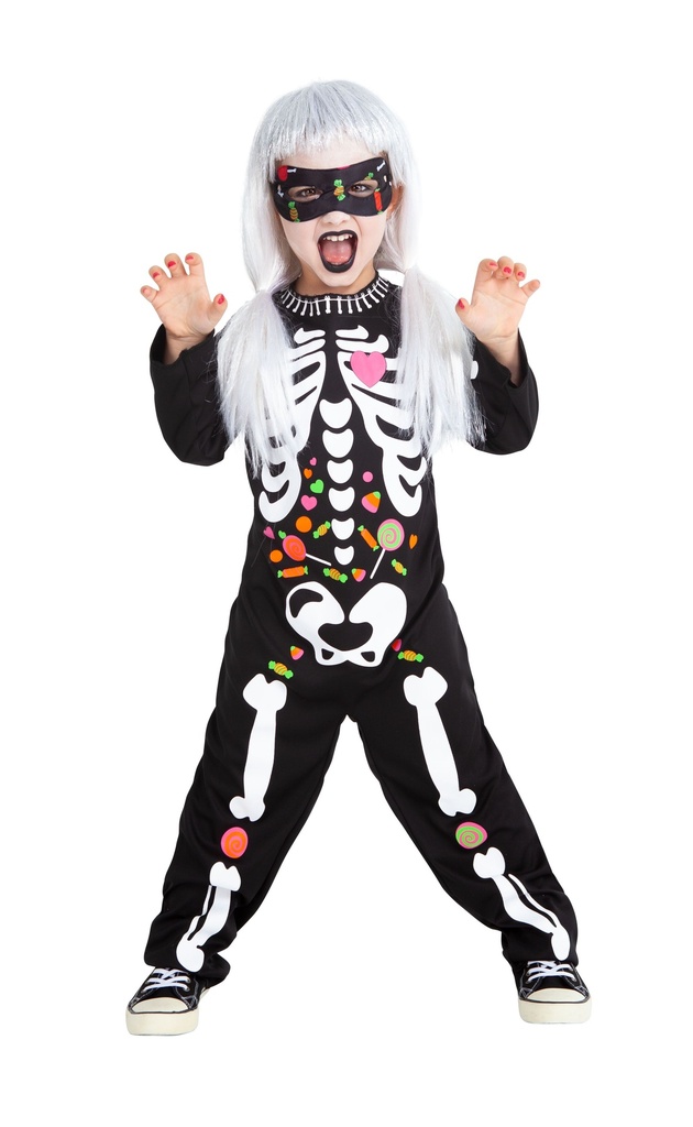 DISFRAZ ESQUELETO CANDY T.S