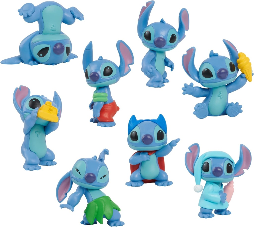FIGURAS STITCH 5 CM. (SET 8)