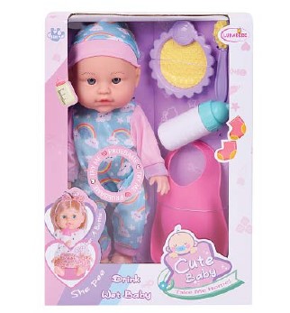 MUÑECO BEBE 30 CM. C/TRONA