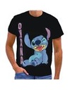 CAMISETA M/C.LILO NEGRA T.XL