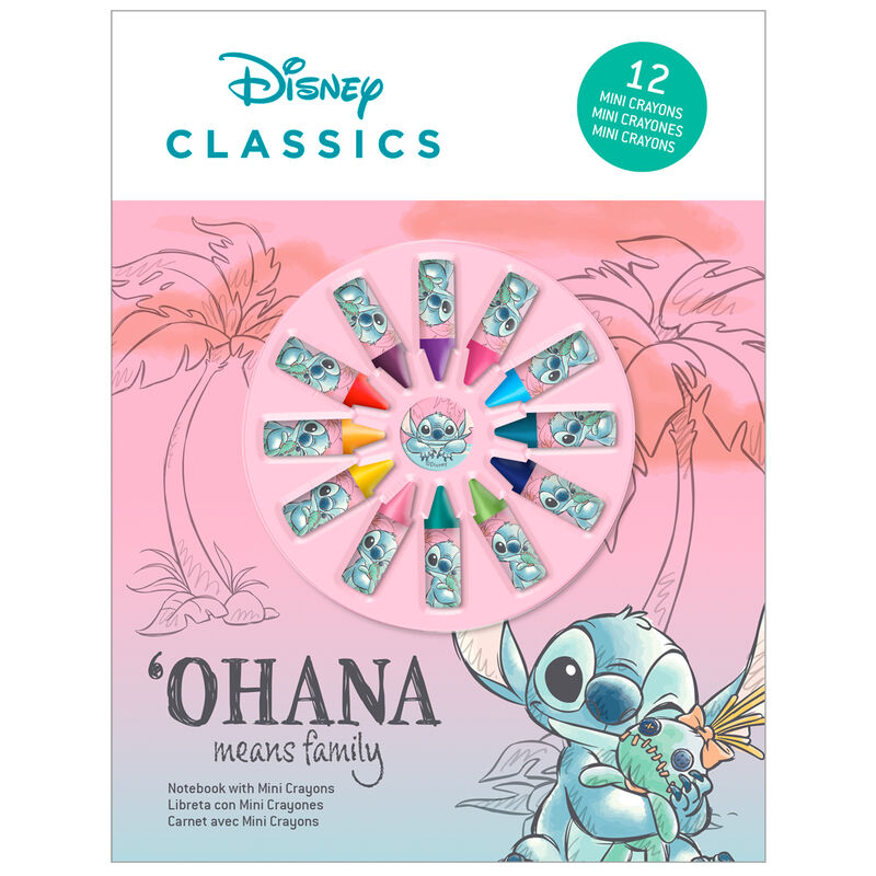 LIBRETA C/PINTURAS STITCH