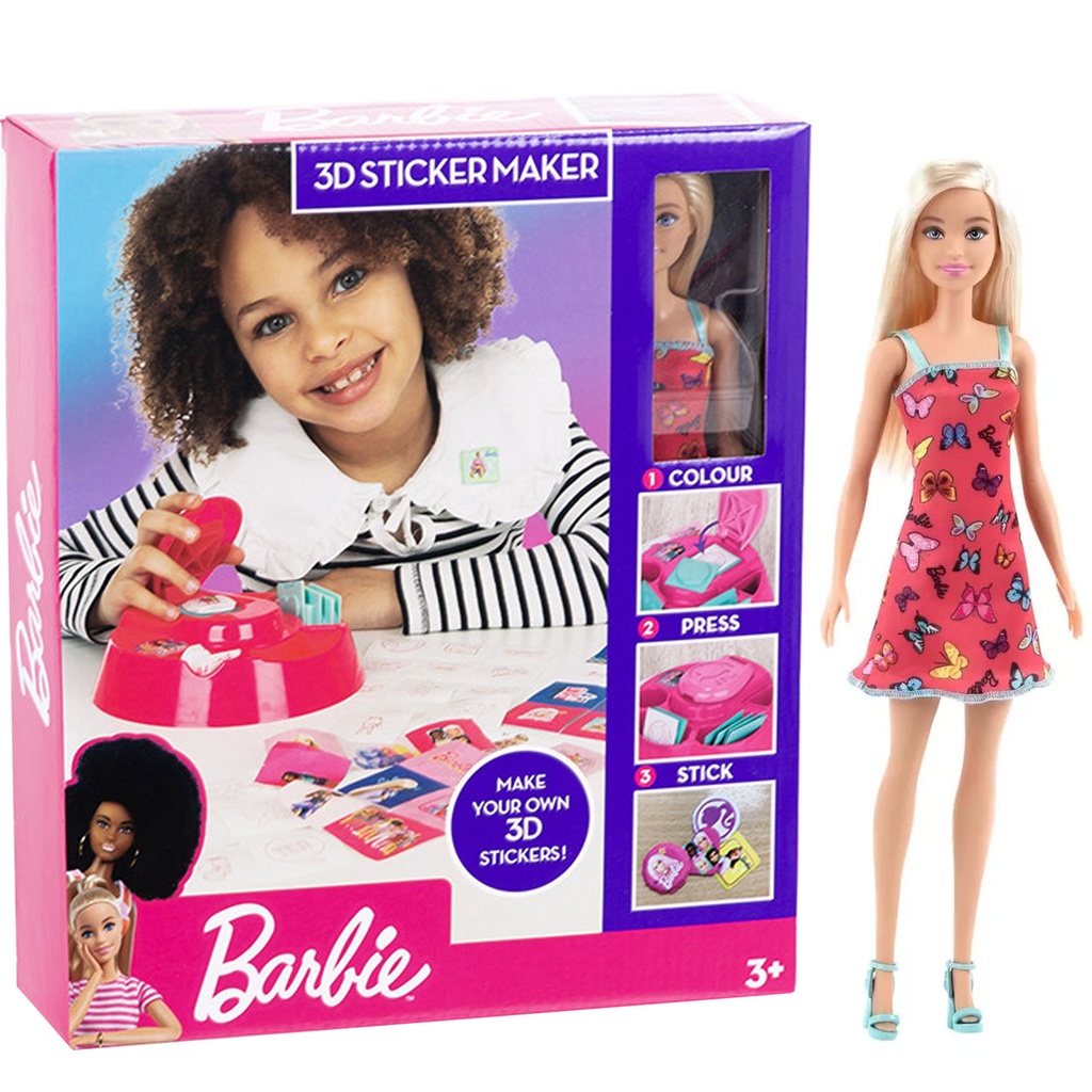 CREADOR STICKERS 3D BARBIE