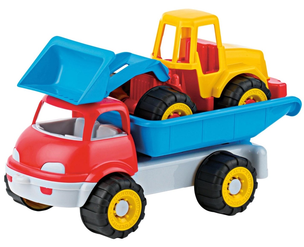 CAMION VOLQUETE C/EXCAVADORA