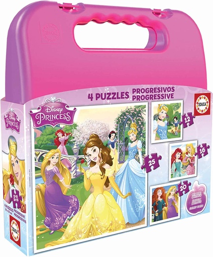 [04016508] PUZ.12+16+20+25 PRINCESAS DISN
