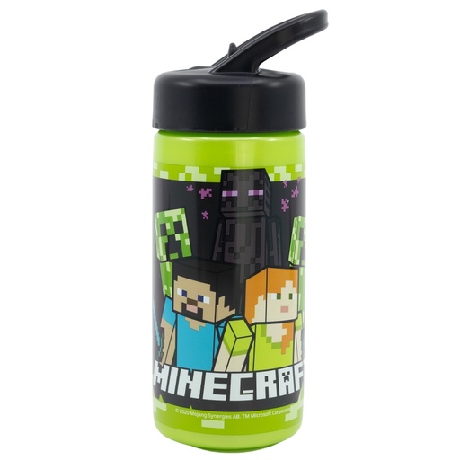 [33540401] BOTELLA MINECRAFT PLAST.420 ML