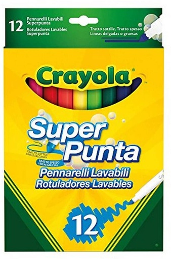 [55607509] ROTULADORES SUPER P.LAV.(12)