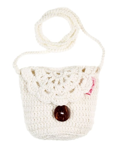 [61106207] BOLSO GANCHILLO BLANCO CAROLE