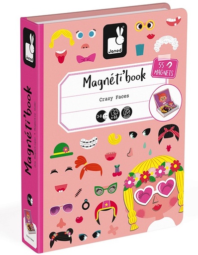 [73532717] MAGNETIBOOK CRAZY FACES CHICAS
