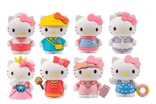 [02511531] HELLO KITTY FIG.VESTIDOS 7 CM.
