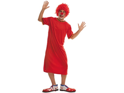 [55220557] DISFRAZ PAYASO ROJO AD.T.M-L