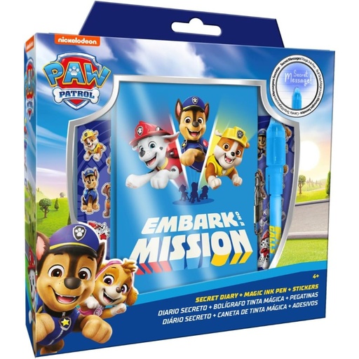 [12489181] DIARIO BOLI MAGICO PAW PATROL
