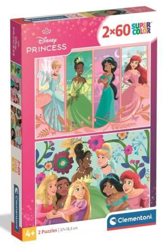 [06624824] PUZ.2x60 PRINCESAS DISNEY